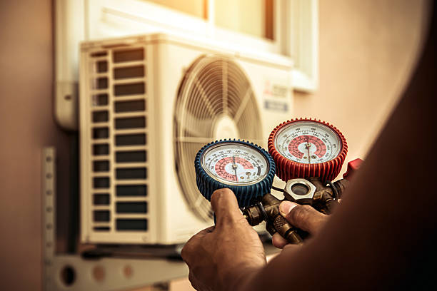 Professional Ac Installation technician working in Merrimac, VA